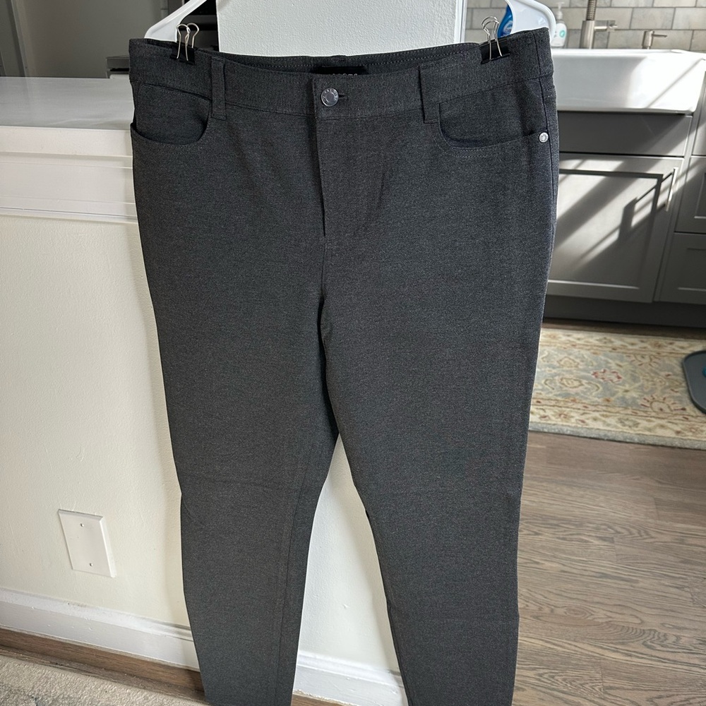 Talbots Gray Casual Slim-Fit Bottoms